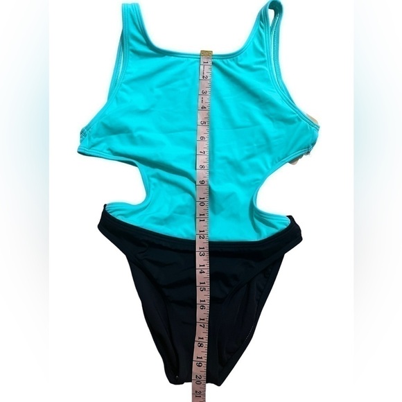 Coco Rave Two Toned Cut Out One Piece Swimsuit - Picture 4 of 14